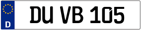 Truck License Plate